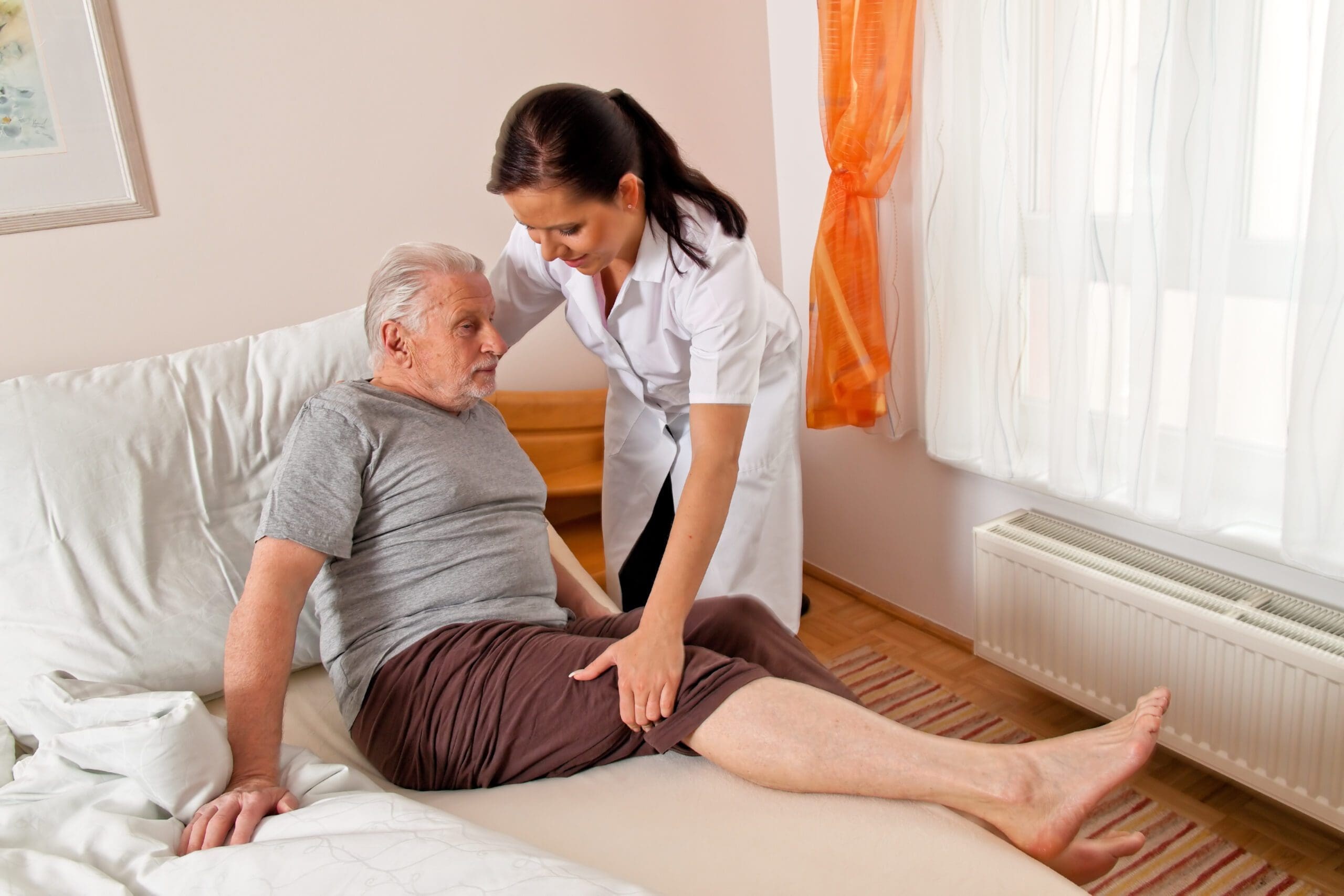 A Nurse in Aged Care for the Elderly in Nursing Homes